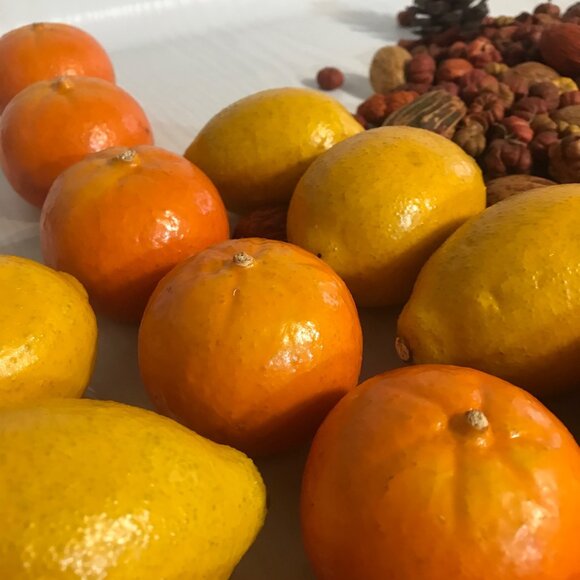 Potpourri Mix With Artificial Lemons & Oranges Fall Decor Premium Decorative - Picture 16 of 16